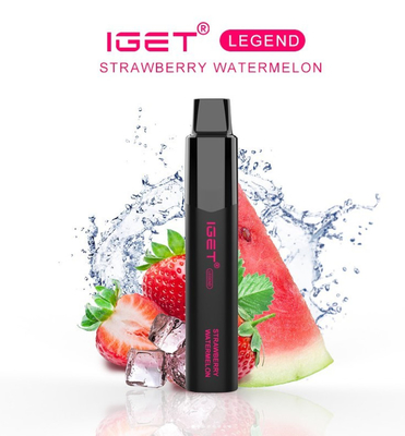 4000 αλατισμένη μίας χρήσης μάνδρα Vape λοβών νικοτίνης μύθου 5% ριπών IGET