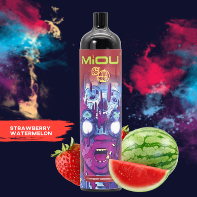 Miou 9000 ριπές 10 μίας χρήσης μάνδρα Vape μπαταριών κοβαλτίου γεύσεων 750mAh