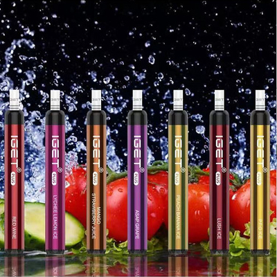 100% αυθεντικό τσιγάρο Iget Iget Ε συν 1200 τη μάνδρα Vape νικοτίνης ριπών 4.8ML 5%