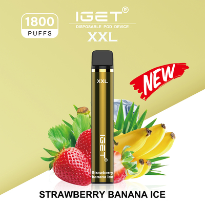 Νικοτίνη IGET XXL 1800 μίας χρήσης τσιγάρο Vape ριπών