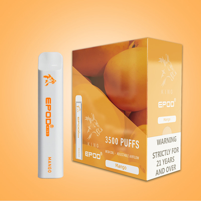 10ML επανακαταλογηστέο EPOD μίας χρήσης Vape 3500 ριπές με την μπαταρία 850mah