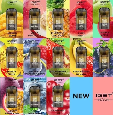 IGET Vape με τον αναπληρώσιμο λοβό για το μέγεθος 112*20*12mm λοβών μπαταριών
