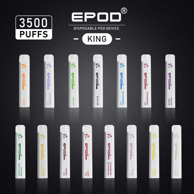 Μίας χρήσης μάνδρα Vape βασιλιάδων Epod με το τσιγάρο ριπών 10ml 3500